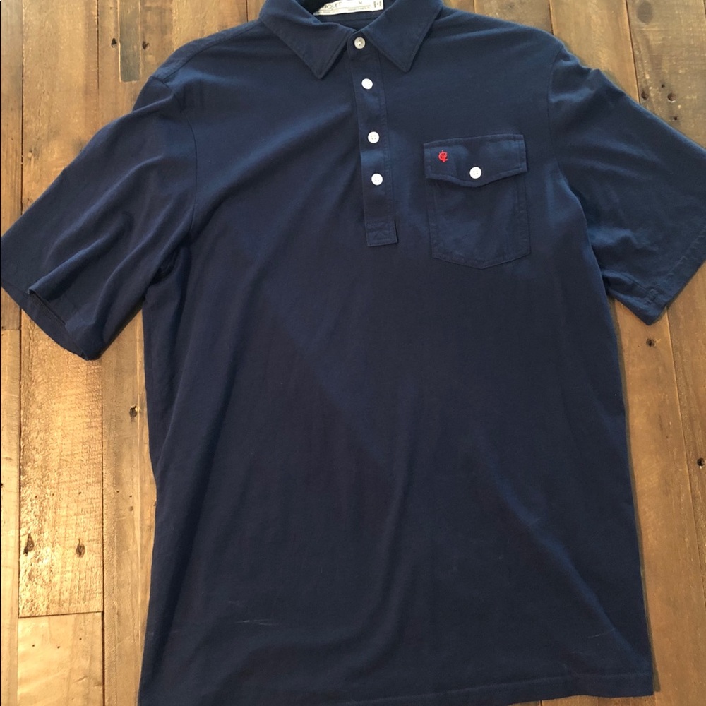 Men’s navy Criquet polo